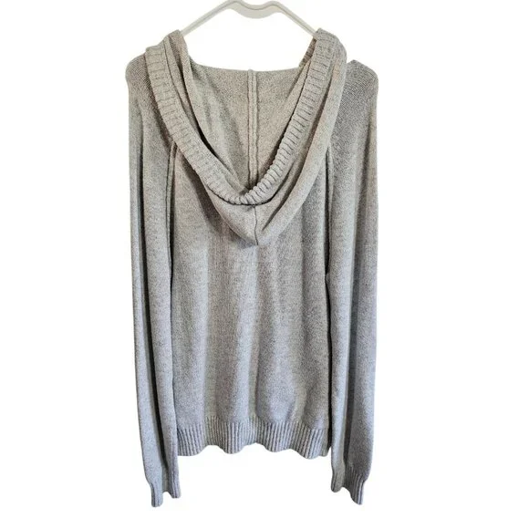 Goodfellow Co Men’s Large Gray Knit Pullover Hoodie Sweater Casual Preppy Cozy - Picture 3 of 7